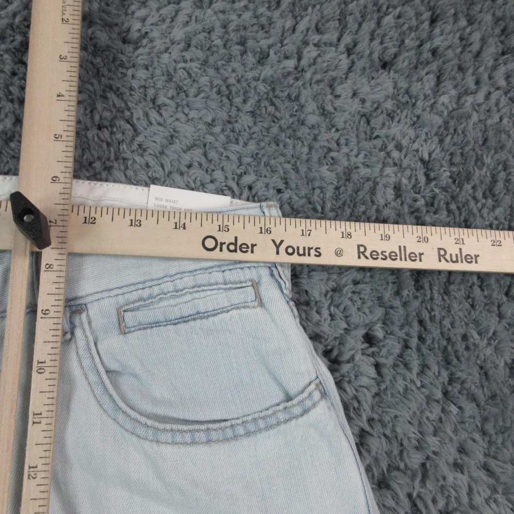 Zara Jeans Mens 32x29* Light Blue Mid Waist Loose Wide Leg Ankle NWT - Picture 3 of 16